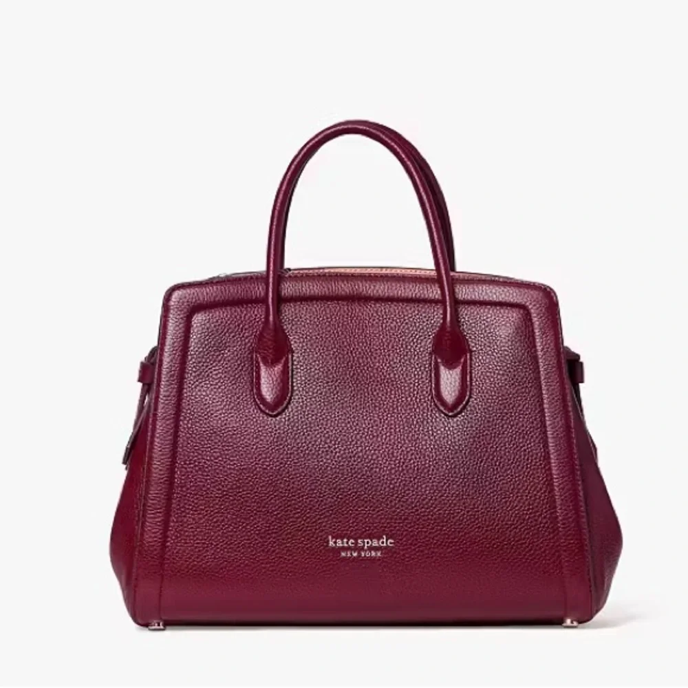 Kate Spade Knott Mini Satchel Plum Grenache - Picture 1 of 11